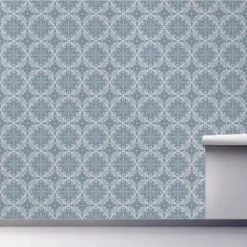 Wall Murals & Wall Decals-Kirkland's Home Kaleidoscope Peel And Stick Wall Mural Blue