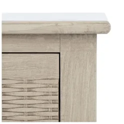 Accent & End Tables-Kirkland's Home Karson Carved Turned Legs Accent Table Gray