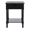 Accent & End Tables-Kirkland's Home Karson Carved Turned Legs Accent Table Black