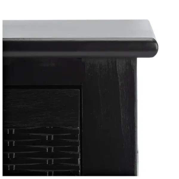 Accent & End Tables-Kirkland's Home Karson Carved Turned Legs Accent Table Black