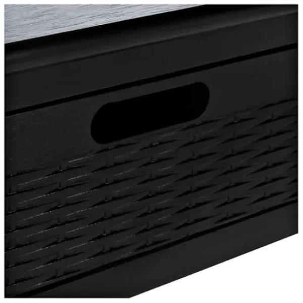 Accent & End Tables-Kirkland's Home Karson Carved Turned Legs Accent Table Black
