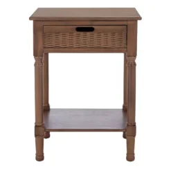 Accent & End Tables-Kirkland's Home Karson Carved Turned Legs Accent Table Brown