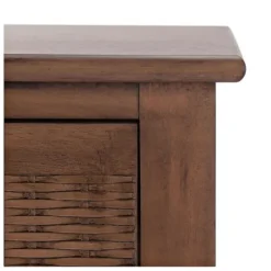 Accent & End Tables-Kirkland's Home Karson Carved Turned Legs Accent Table Brown