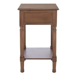 Accent & End Tables-Kirkland's Home Karson Carved Turned Legs Accent Table Brown