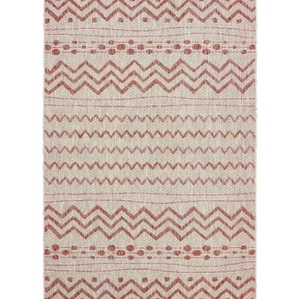 Outdoor Rugs-Kirkland's Home Kaya Natural Gradient Indoor/Outdoor Runner, 2X7 Tan