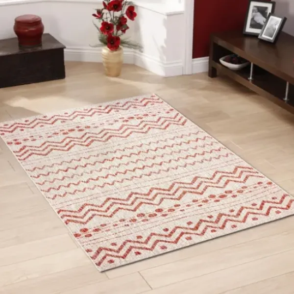 Outdoor Rugs-Kirkland's Home Kaya Natural Gradient Indoor/Outdoor Runner, 2X7 Tan