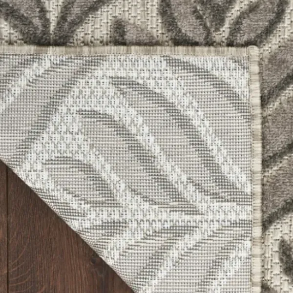 Outdoor Rugs-Kirkland's Home Kaya Rust Gradient Indoor/Outdoor Area Rug, 4X7 Orange