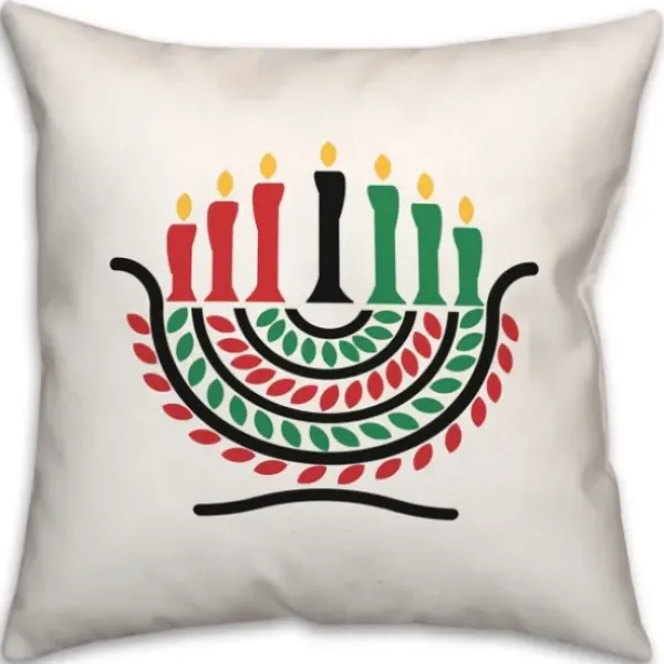 Wall Plaques-Kirkland's Home Kinara Kwanza Decorative Throw Pillow