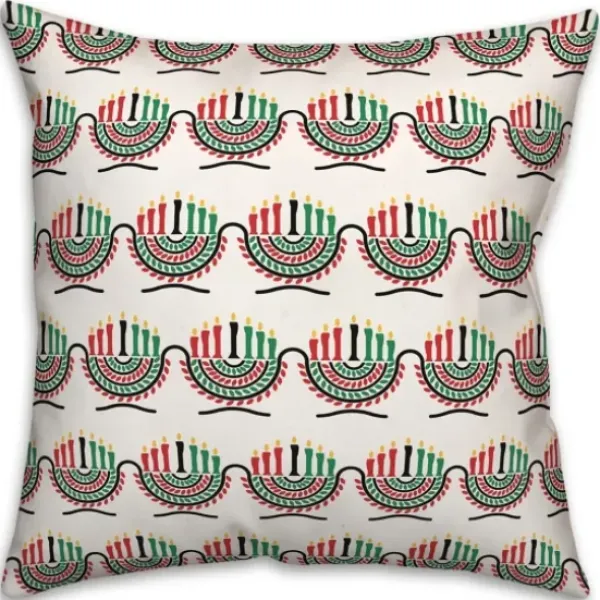 Wall Plaques-Kirkland's Home Kinara Kwanza Decorative Throw Pillow