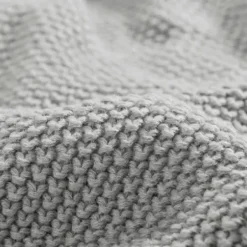 Blankets & Throws-Kirkland's Home King Rylan Knit Blanket Gray