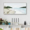 Framed Art-Kirkland's Home Kiss From A Wave Framed Wall Art Gray/White/Green