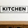 Wall Quotes & Signs-Kirkland's Home Kitchen Good Food Good Friends Good Times Plaque White