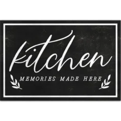 Wall Quotes & Signs-Kirkland's Home Kitchen Memories Canvas Wall Plaque Black/White