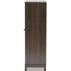 Cabinets & Sideboards-Kirkland's Home Kitredge Dark Wine Cabinet Brown