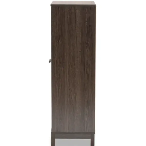 Cabinets & Sideboards-Kirkland's Home Kitredge Dark Wine Cabinet Brown