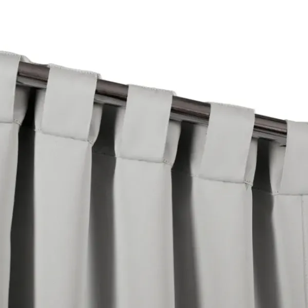 Curtains & Drapes-Kirkland's Home Knotted Curtain Panel Set, 95 In. Blue