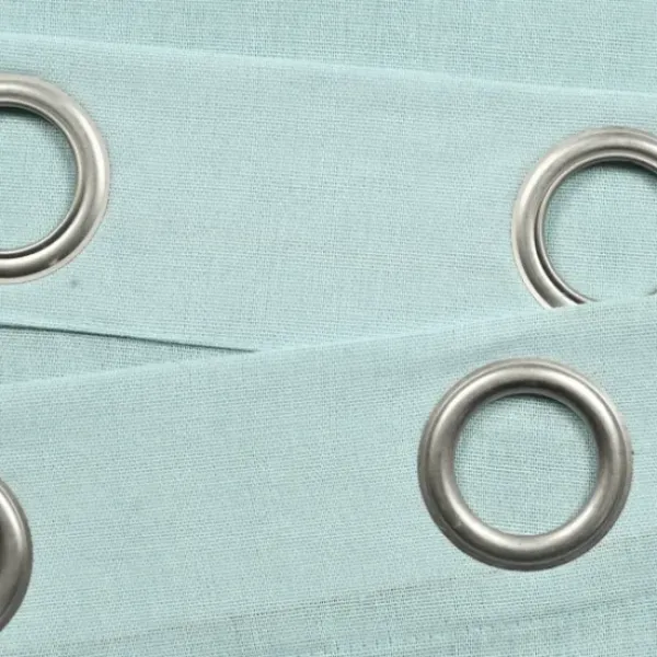 Curtains & Drapes-Kirkland's Home Knotted Curtain Panel Set, 84 In. Blue