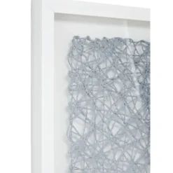 Framed Art-Kirkland's Home Knotted String 2-Pc. Shadow Box Set Green/Blue/White