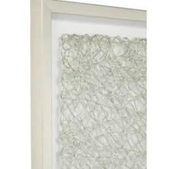 Framed Art-Kirkland's Home Knotted String 2-Pc. Shadow Box Set Green/Blue/White