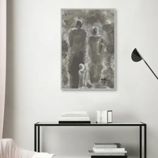 Framed Art-Kirkland's Home Know That We Love You Framed Canvas Art Gray/White
