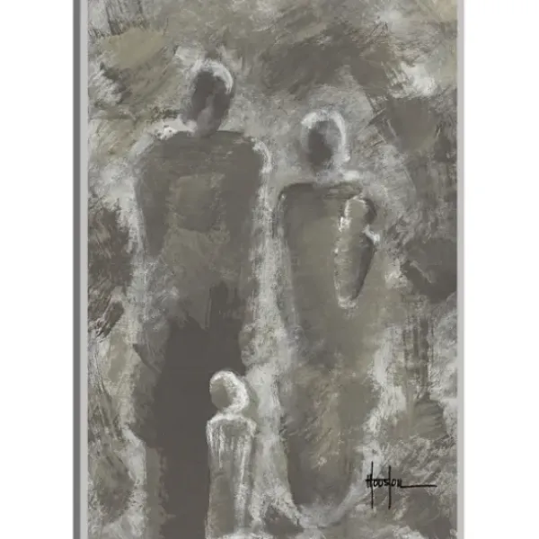 Framed Art-Kirkland's Home Know That We Love You Framed Canvas Art Gray/White