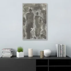Framed Art-Kirkland's Home Know That We Love You Framed Canvas Art Gray/White