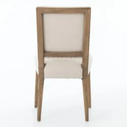 Dining Chairs-Kirkland's Home Kurt Natural Linen Dining Chair Ivory