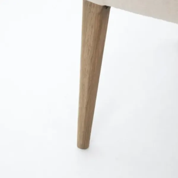 Dining Chairs-Kirkland's Home Kurt Natural Linen Dining Chair Ivory
