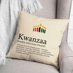 Wall Plaques-Kirkland's Home Kwanzaa Definition Decorative Throw Pillow
