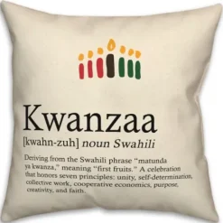 Wall Plaques-Kirkland's Home Kwanzaa Definition Decorative Throw Pillow