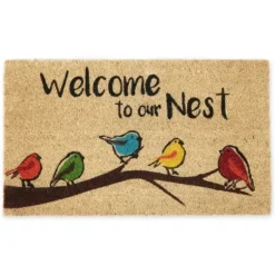 Doormats-Kirkland's Home Labrador Welcome Doormat Tan/Black