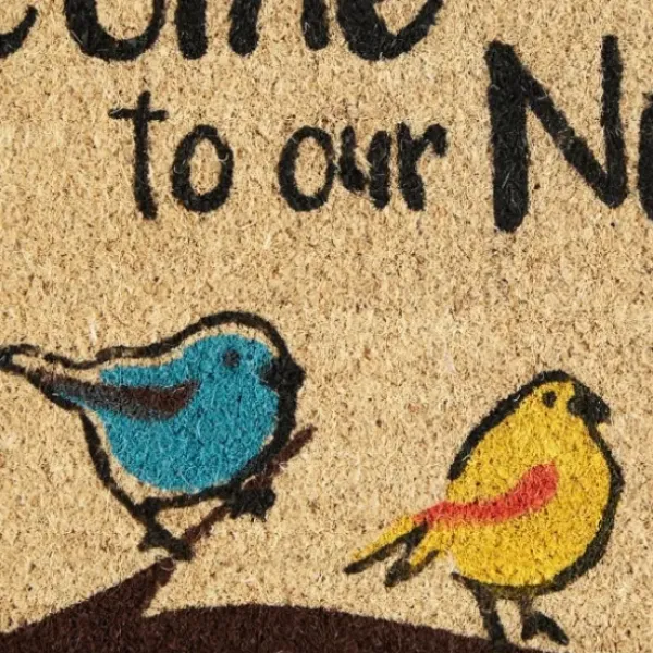 Doormats-Kirkland's Home Labrador Welcome Doormat Tan/Black