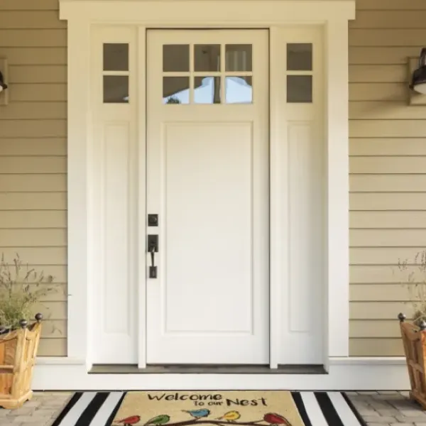Doormats-Kirkland's Home Labrador Welcome Doormat Tan/Black