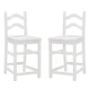 Bar Stools & Counter Height Stools-Kirkland's Home Ladder Back Counter Stools, Set Of 2 White