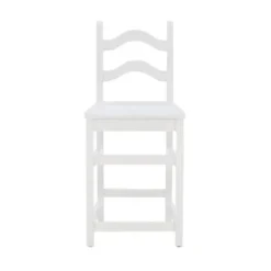 Bar Stools & Counter Height Stools-Kirkland's Home Ladder Back Counter Stools, Set Of 2 White