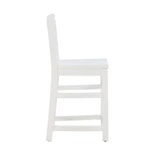 Bar Stools & Counter Height Stools-Kirkland's Home Ladder Back Counter Stools, Set Of 2 White