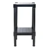 Accent & End Tables-Kirkland's Home Landry Carved Legs Accent Table Black