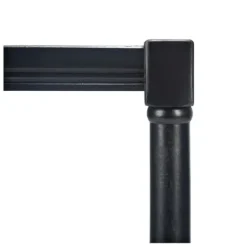 Accent & End Tables-Kirkland's Home Landry Carved Legs Accent Table Black