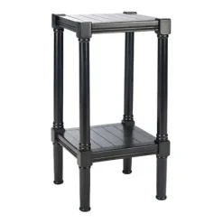 Accent & End Tables-Kirkland's Home Landry Carved Legs Accent Table Black