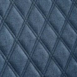 Accent Chairs-Kirkland's Home Lanea Quilted Accent Chair With Silver Studs Blue