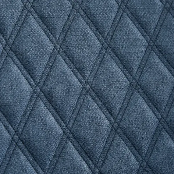 Accent Chairs-Kirkland's Home Lanea Quilted Accent Chair With Silver Studs Blue