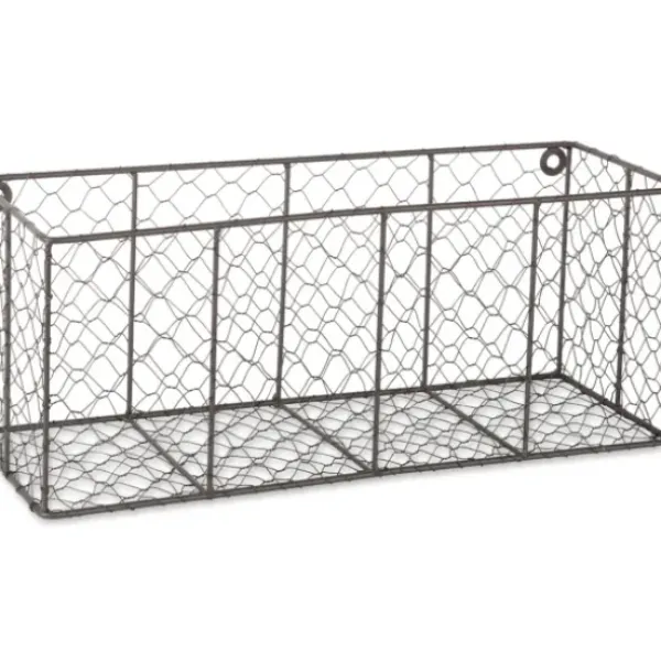Wall Storage-Kirkland's Home Large Wall Hanging Chicken Wire Baskets, Set Of 2