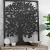 Wall Plaques-Kirkland's Home Laser Cut Tree Metal Wall Plaque Brown