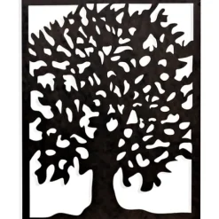 Wall Plaques-Kirkland's Home Laser Cut Tree Metal Wall Plaque Brown