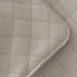 Quilts-Kirkland's Home Latte Stitched Diamond 3-Pc. Queen Quilt Set Tan