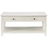 Coffee Tables-Kirkland's Home Lattice Raised Top Storage Coffee Table White