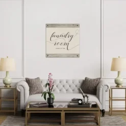 Wall Quotes & Signs-Kirkland's Home Laundry Room Loads Of Fun Canvas Art Print Tan