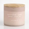 Candles-Kirkland's Home Lavender & Oak Triple Wick Jar Candle Pink