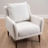 Accent Chairs-Kirkland's Home Layla Vanilla Speckle Armchair Ivory