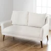 Sofas & Loveseats-Kirkland's Home Layla Vanilla Speckle Loveseat Ivory